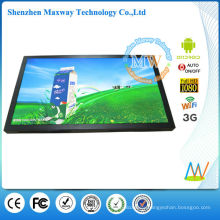 Android OS 55 inch support WAN/LAN/WLAN/3G network digital signage